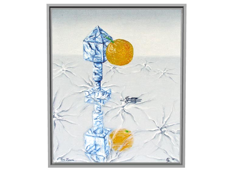 Eiszeit | 1996 | &Ouml;l auf Leinwand | 50 x 60 cm