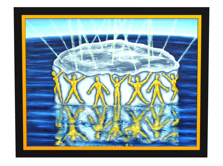 Die Mission der freiwilligen Opfer
1997 | &Ouml;l auf Leinwand | 60 x 80 cm