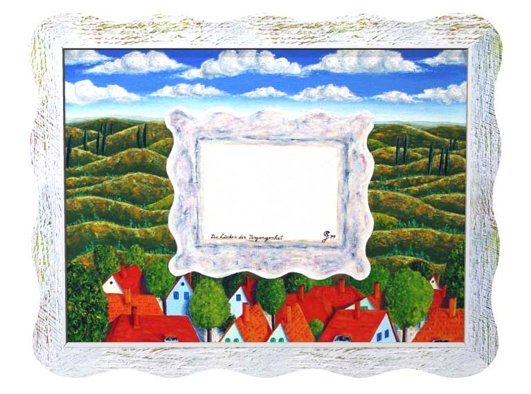 Die L&uuml;cken der Vergangenheit
1997 | &Ouml;l auf Leinwand | 60 x 80 cm